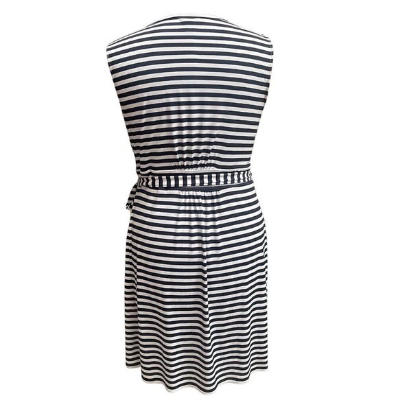 Tommy Hilfiger Womens Wrap Dress Size Large Nautical Classic Minimalist Vacation - Picture 2 of 5